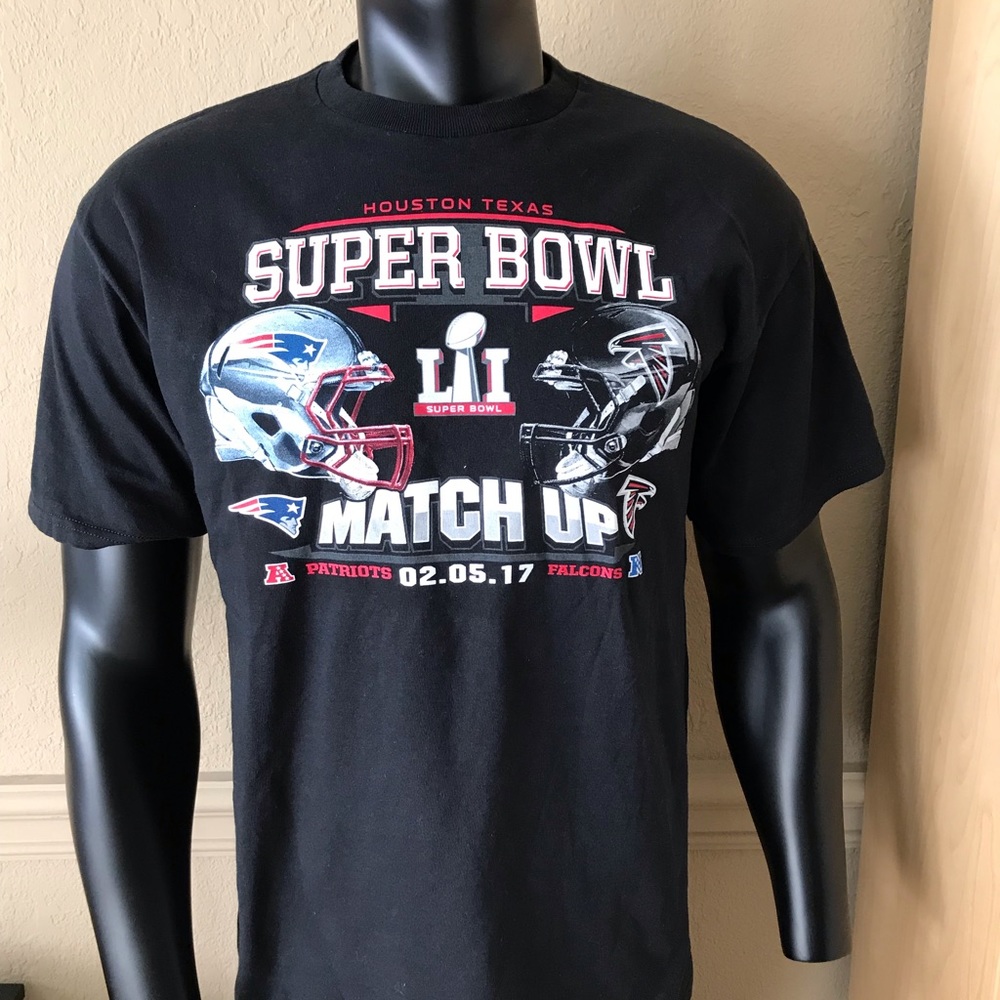 Majestic Men’s Large Super Bowl Falcons/Patriots